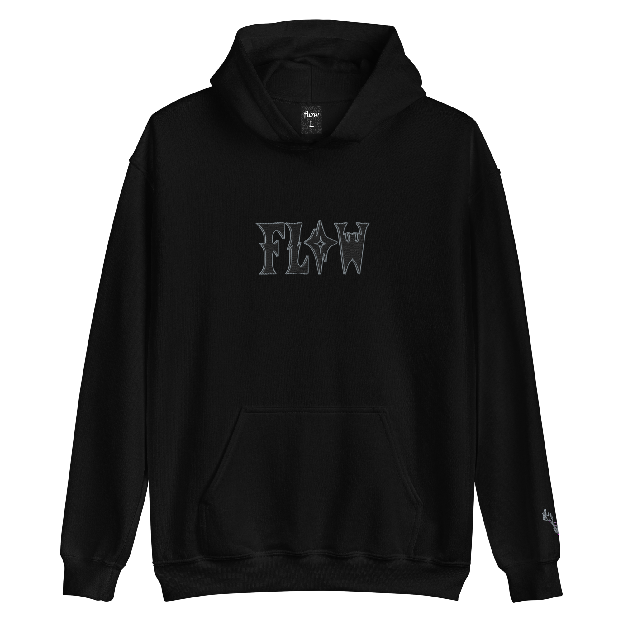 Night Logo Hoodie Black