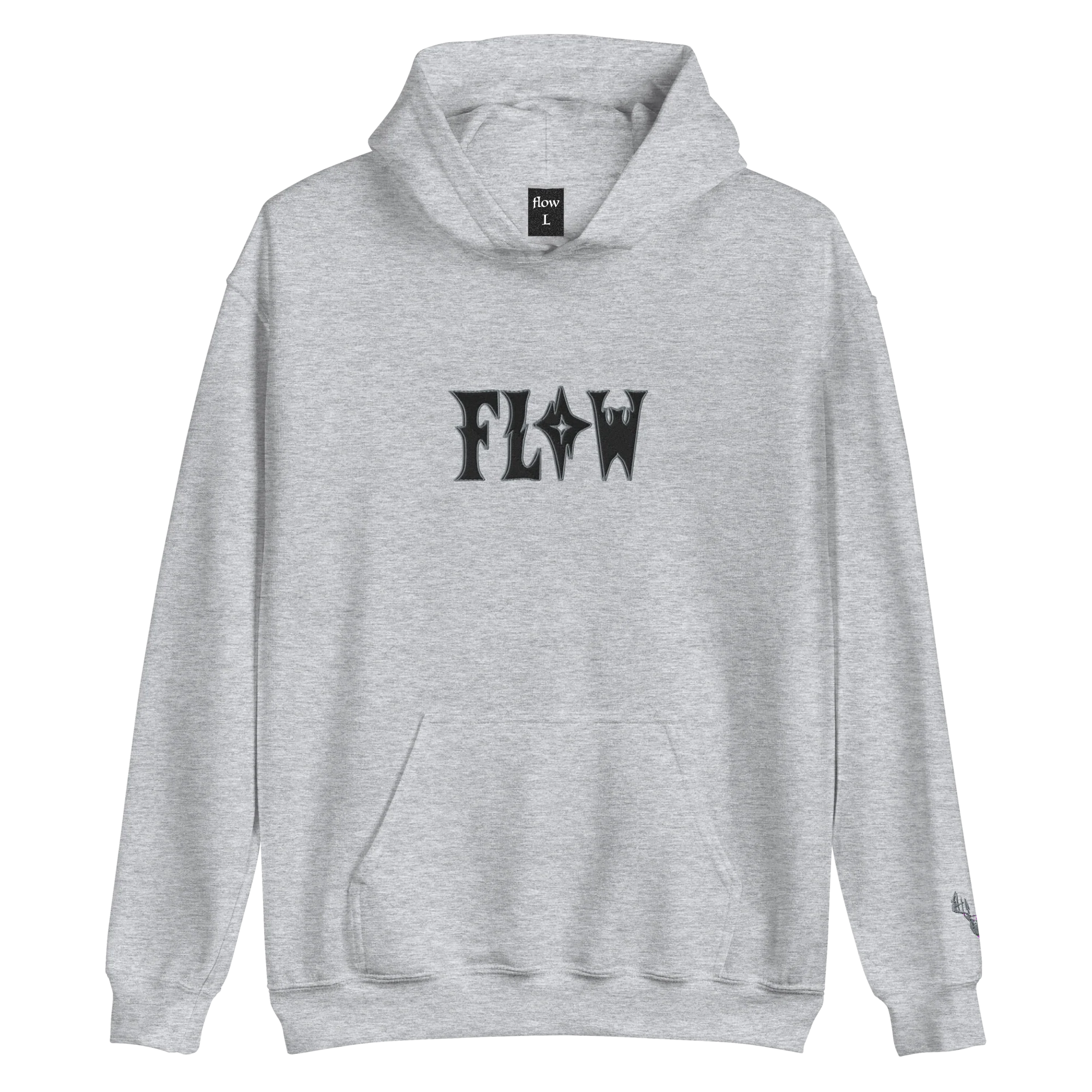 Night Logo Hoodie Grey